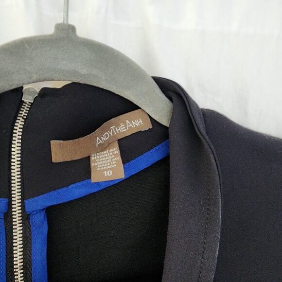 Andy The Anh Womens Mini Dress Bodycon Dress Black Size 10 Black Widow Classic - Picture 11 of 11